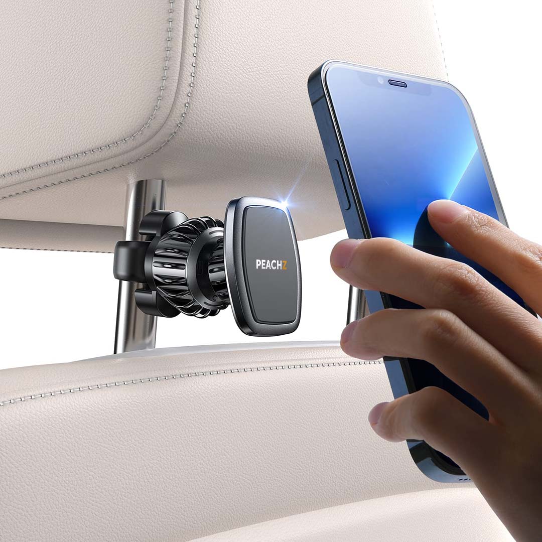 Magnetic Car Headrest Phone Holder for Car Backseat