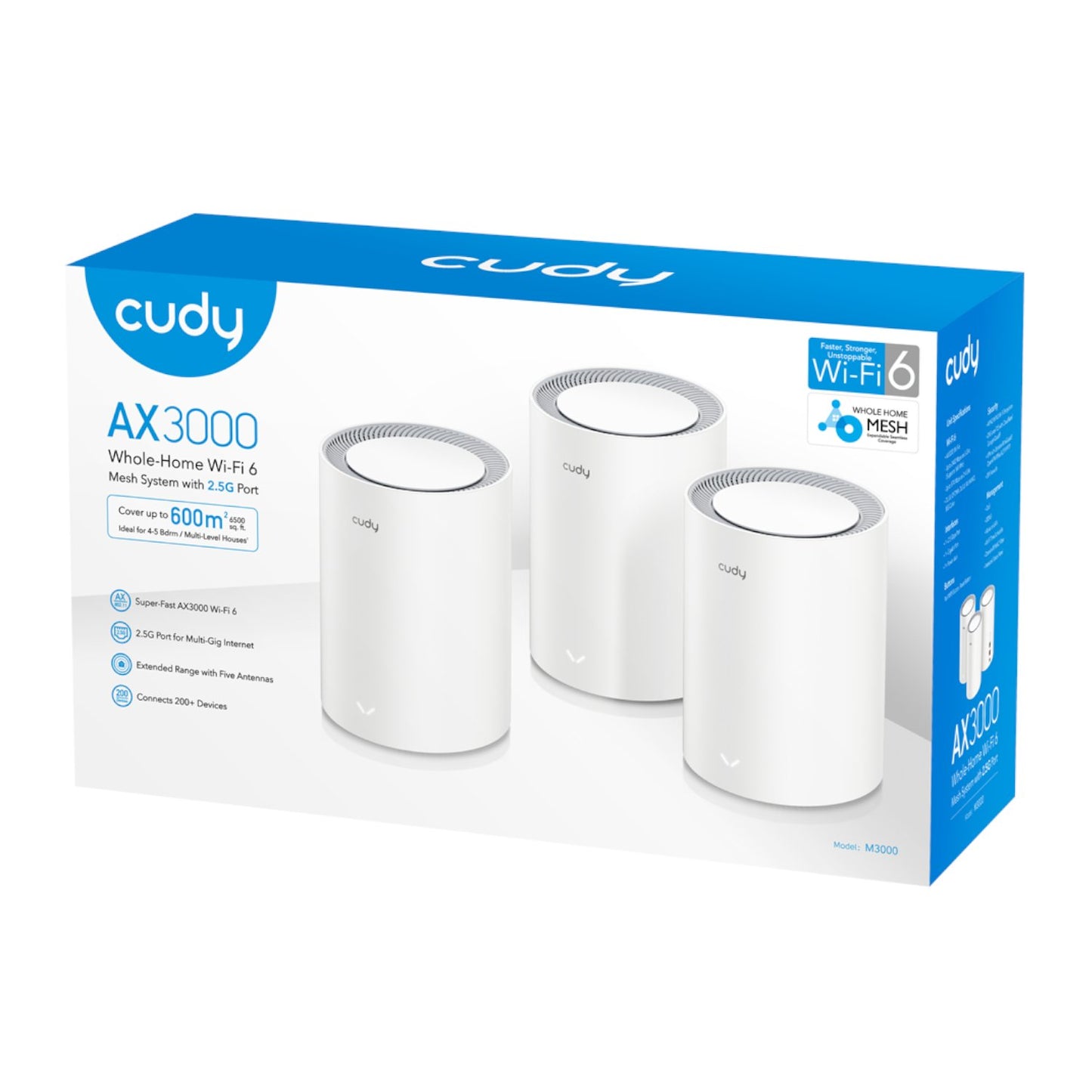 Cudy AX3000 Wi-Fi 6 Mesh Kit 3 Pack – White