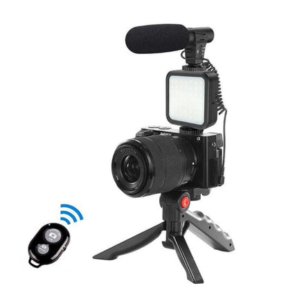Vlogging Kit for iPhone, Android With Tripod, With LED Video Light, Youtube Starter Kit.